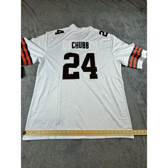 Cleveland Browns Nick Chubb 24 Jersey Mens XXXL Football On Field Nike Dri-FIT - Picture 8 of 14